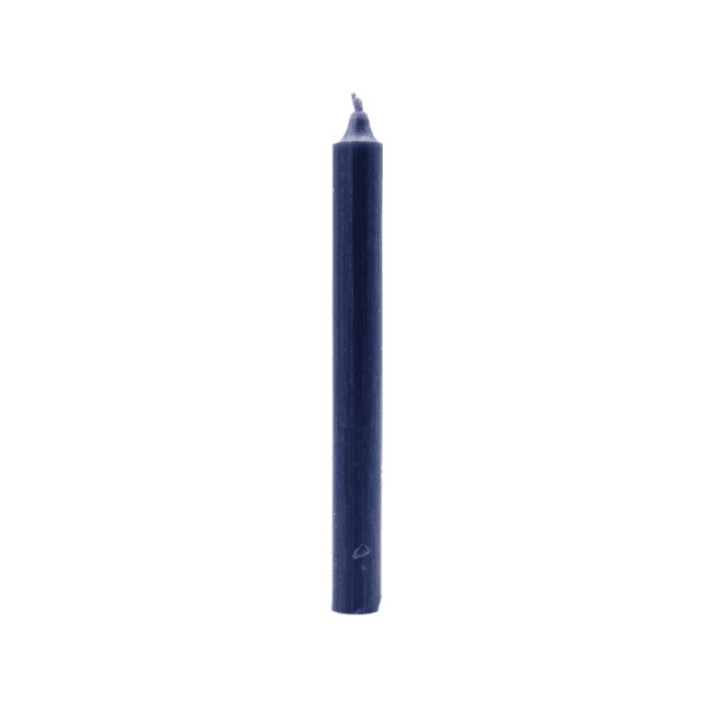 velas azules lisas