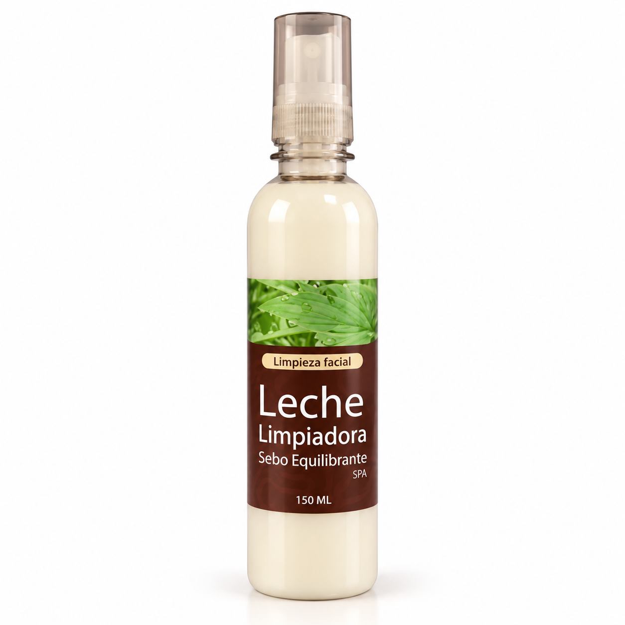 botella cosmética de leche limpiadora spa botella cosmética de leche limpiadora spa