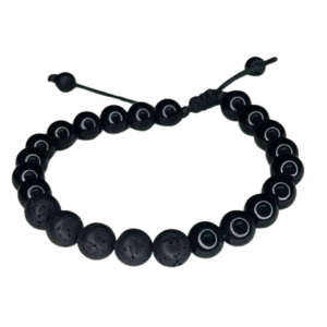 pulsera de ónix y lava