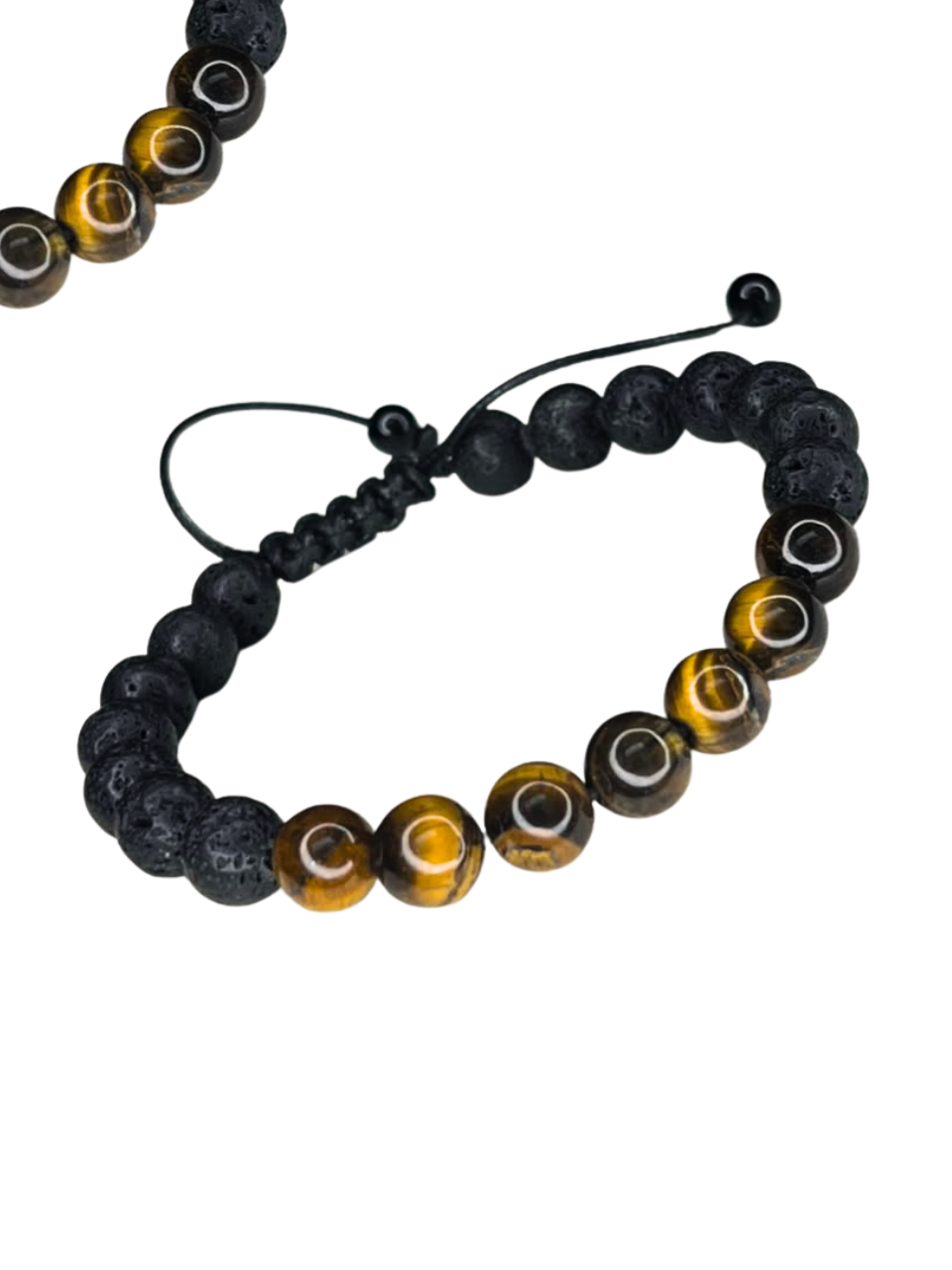pulsera lava y ojo de tigre pulsera lava y ojo de tigre