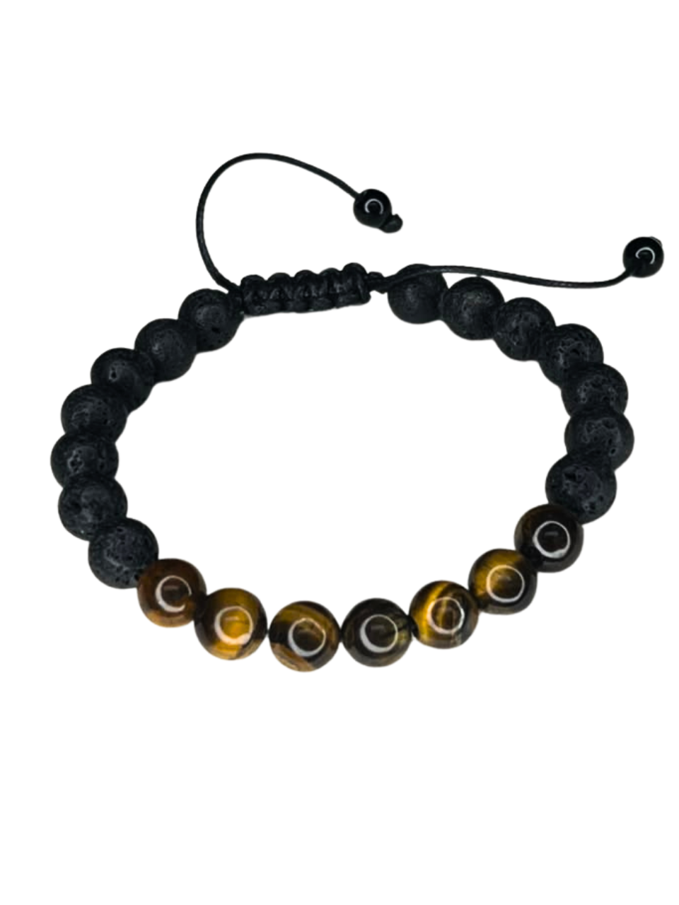 pulsera lava y ojo de tigre pulsera lava y ojo de tigre