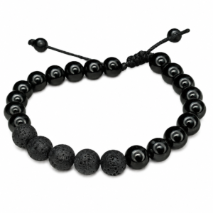 pulsera de ónix y lava