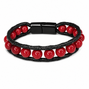 pulsera jade rojo