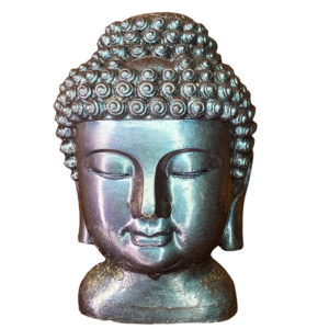 cabeza de buda tornasol